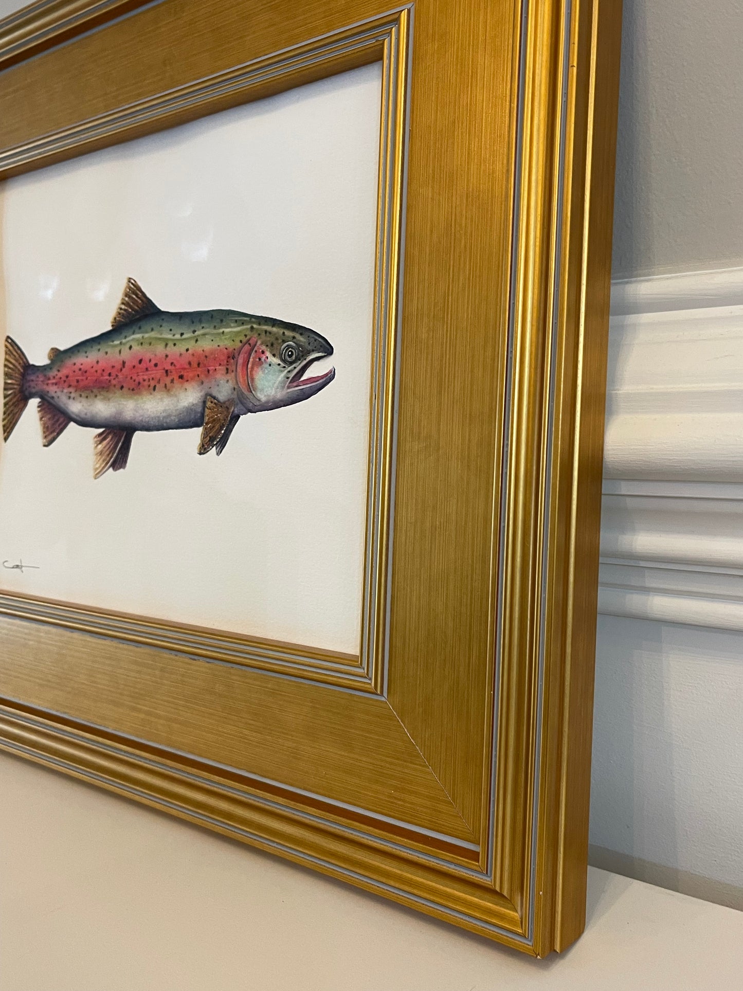 RAINBOW TROUT I | Fish Art | Original Watercolor Painting