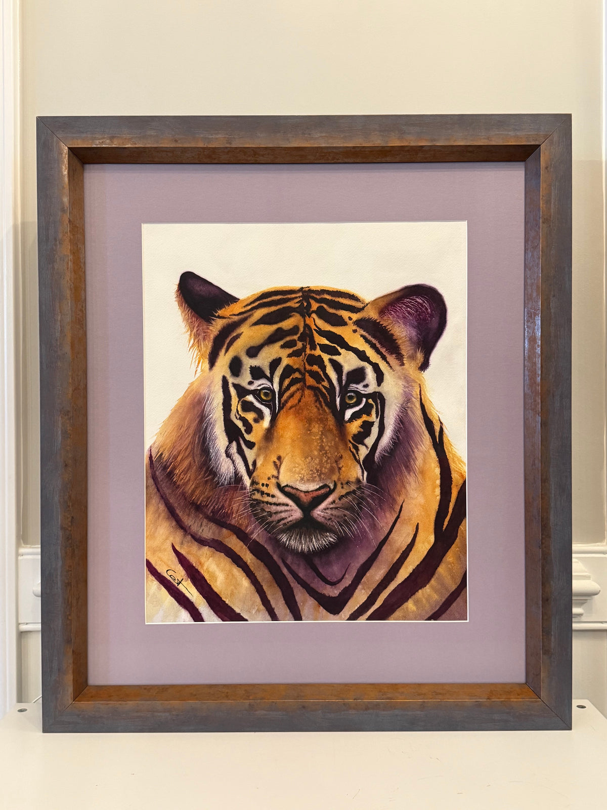 NOBLE | Tiger Art | Original Watercolor Painting