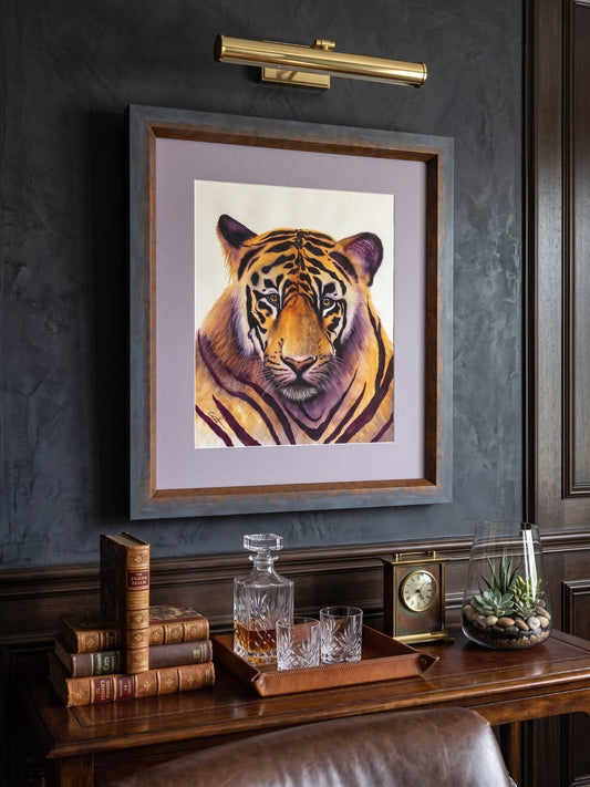 NOBLE | Tiger Art | Original Watercolor Painting