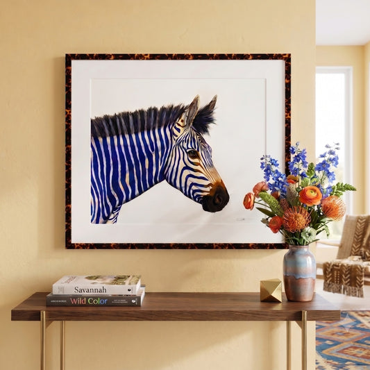 CELESTE | Zebra Art | Original Watercolor Painting