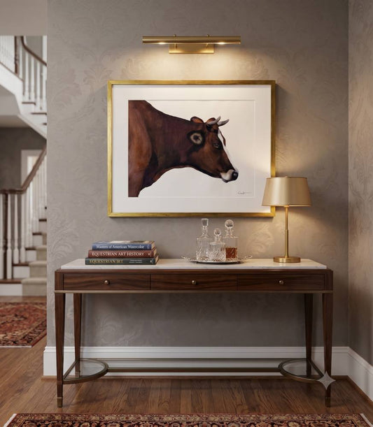 CLEMENTINE | Cow Art | Original Watercolor Painting