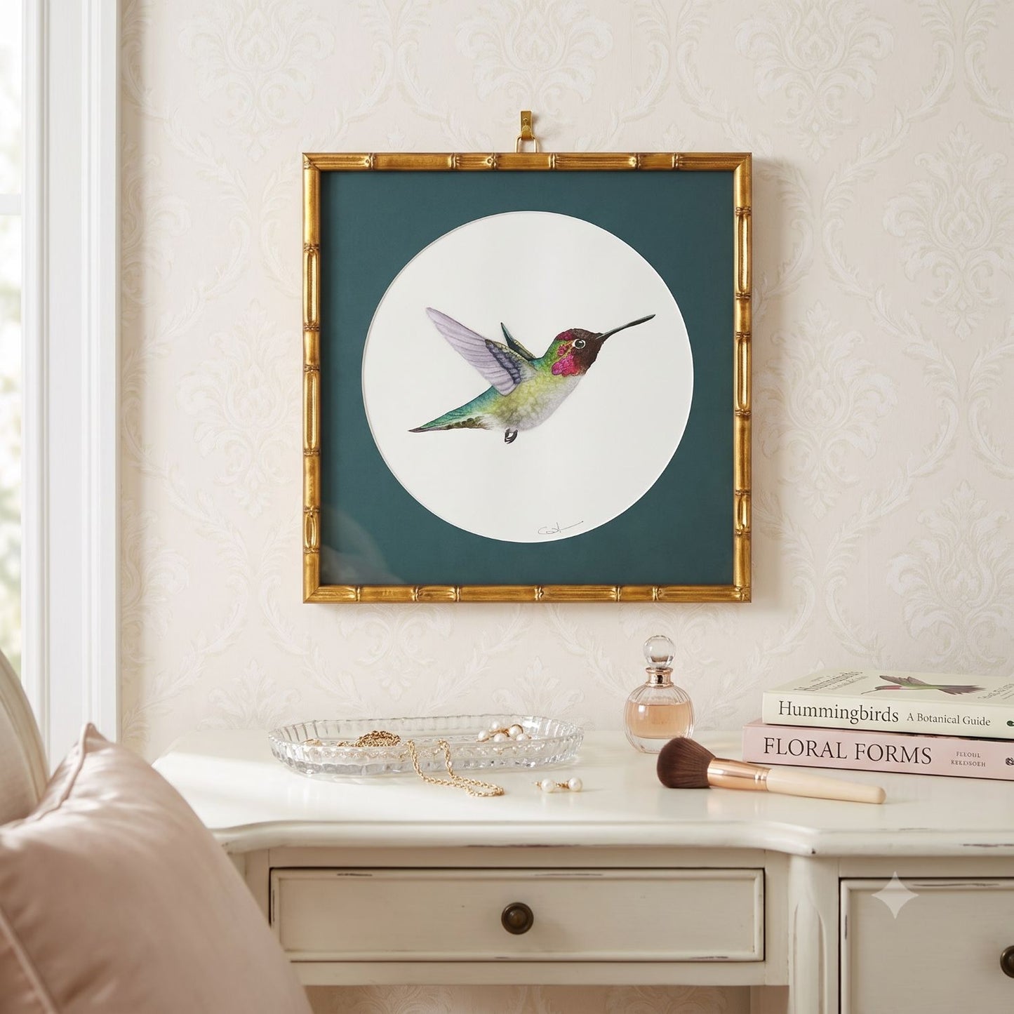 TINY DANCER | Hummingbird Art | Original Watercolor Painting